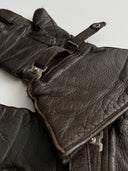 1960s European Motorcycle Leather Gloves