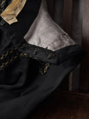 1900s Antique Victorian Silk Boned Bodice