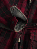 1960s Canadian Hunting Wool Plaid Belted Jacket
