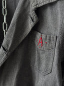 1950s French Workwear Chambray Atelier Coat