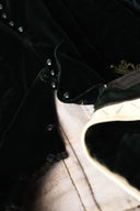 1880s Victorian Era Velvet Bodice