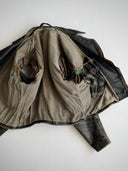 1950s German Moto Faded Leather Jacket