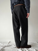 1940s French Workwear Striped Trousers