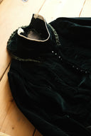 1880s Victorian Era Velvet Bodice