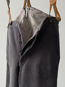 1960s French Workwear Cotton Pique Trousers