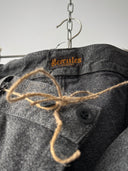 1960s French Work 'Hercules' Salt & Pepper Sanfor Trousers