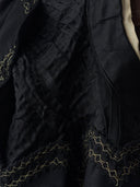 1900s Antique Victorian Silk Boned Bodice