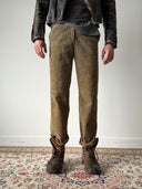 1970s American Talon Suede Trousers