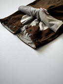 1940s German Fall Front Wool Trousers