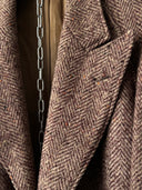 1938 Dated British Bespoke HBT Tweed Overcoat