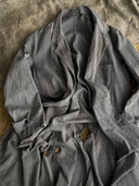 1950s French Workwear Chambray Thrashed Atelier Coat