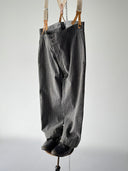 1940s French Work Striped Cotton Pants