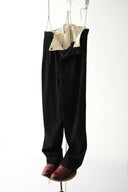 1950s European Tuxedo Wool Trousers