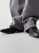 1960s French Workwear Cotton Pique Trousers