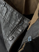 1940s WW2 Era European Army Motorcycle Leather Pants