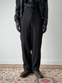 1940s European Tailored Striped Trousers