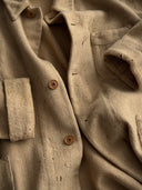 1950s England 'Harrods' HBT Tweed Thrashed Coat