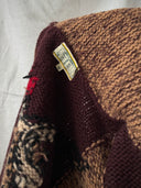 Vintage Jim & Larry Sportswear Hand Knit Wool Cardigan