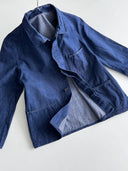 1980s German Workwear Indigo Denim Chore Jacket