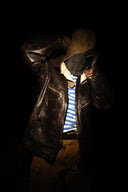 1970s Soviet Pilot 'Shevretka' Leather Jacket