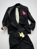1930s European Tuxedo 'Black Tie' Three Piece Wool Suit