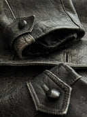 1940s European Moto Double Breasted Jacket