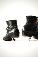 Early 20th Century European Leather Lace Up Boots
