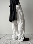 Stone Island SS05 White Cotton Trousers