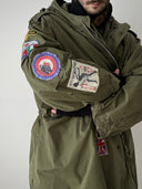 1970s US Army M65 Extreme Cold Weather Lined Patches Parka