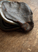 1950s Soviet Leather Thrashed Coin Purse
