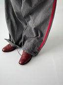 1960s French Work 'Hercules' Salt & Pepper Sanfor Trousers