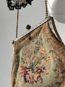 Antique Petit Point Tapestry Purse