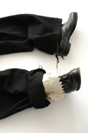 1940s European Pleated Pinstripe Trousers