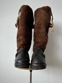 1970s Soviet Air Force 'Unty' Pilot Fur Boots