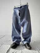 1950s French Workwear Sanfor Buckle Back Faded Pants