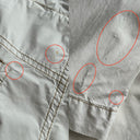 Stone Island SS05 White Cotton Trousers