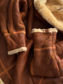 1970s England B3 Sheepskin Hooded Jacket