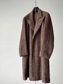 1938 Dated British Bespoke HBT Tweed Overcoat