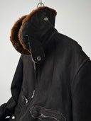 1980s Soviet 'VVS' Pilot Sheepskin Winter Jacket