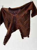 1930s German Thrashed Wool Knit Cardigan