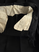 1940s European Buckle Back Gabardine Suit Trousers