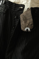 1940s European Pleated Pinstripe Trousers