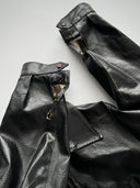 1960s Swiss Cyclist Leather Faded Jacket