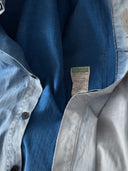 1980s German Workwear HBT Sun Faded Chore Jacket