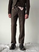 1960s Scotland Three Piece Gabardine Wool Suit