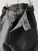 1960s French Work 'Hercules' Salt & Pepper Sanfor Trousers