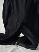 1910s Edwardian Era European Black Wool Frock Coat