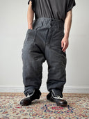 1980s Soviet Union Work 'Vatnik' Grey Pants