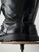 Undercover Black Leather High Boots