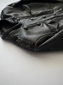 2000s German Double Breasted Moto Jacket